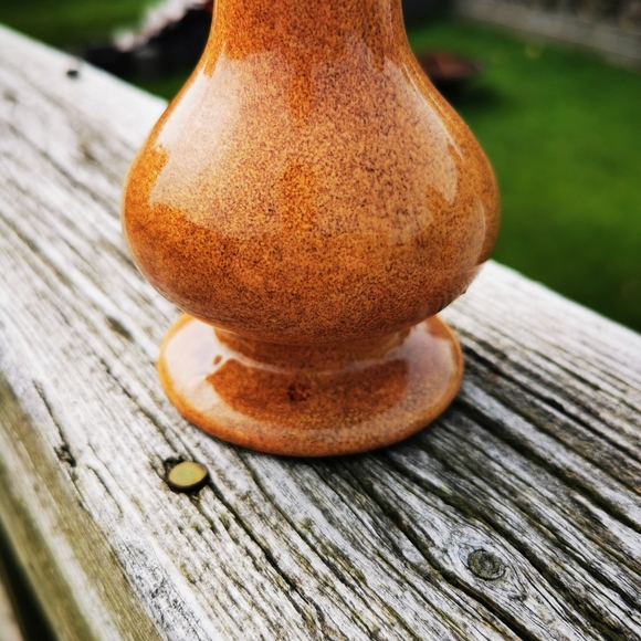 Caramel Colour Teleflora Haegar Footed Vase - Picture 4 of 10